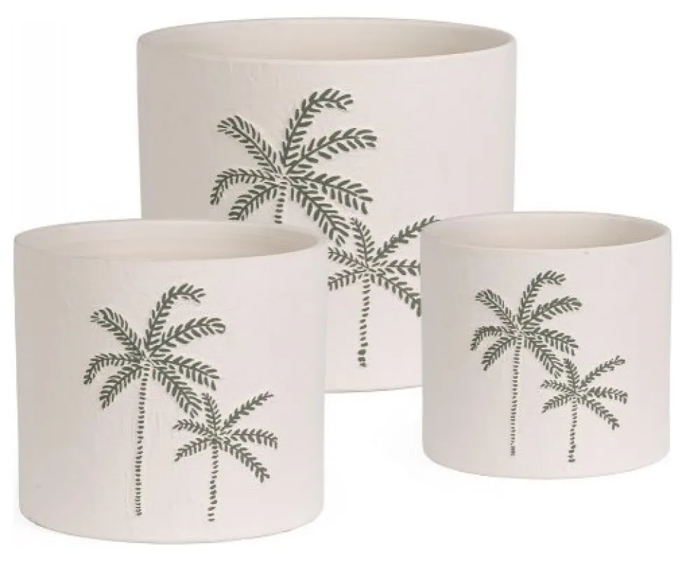 Set vasi piante Yes Everyday 0503381 JOELE Bianco