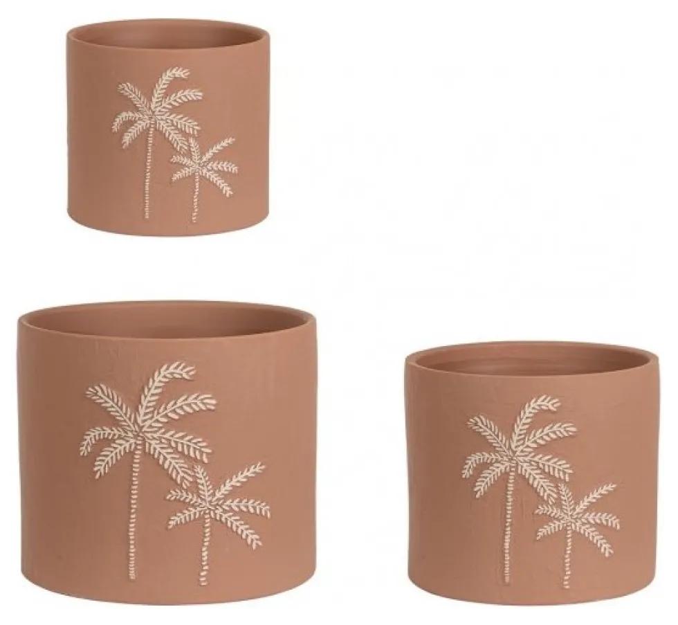 Set vasi piante Yes Everyday 0503382 JOELE Marrone
