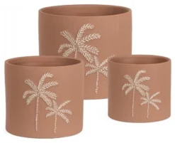 Set vasi piante Yes Everyday 0503382 JOELE Marrone