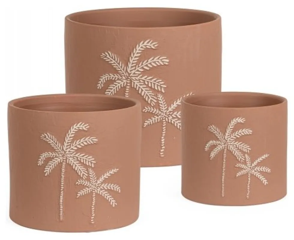 Set vasi piante Yes Everyday 0503382 JOELE Marrone
