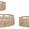 Set vassoi Yes Everyday 0141434 FYNN (d.30x7, 35x8 e 40x9 cm) Naturale