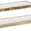 Set vassoi Yes Everyday 0550909 KNOSSOS Bianco e Legno