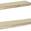 Set vassoi Yes Everyday 0550936 THARA (38x12 e 46x15 cm) Giallo