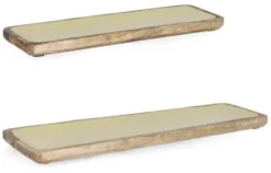 Set vassoi Yes Everyday 0550936 THARA (38x12 e 46x15 cm) Giallo