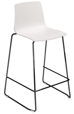 Sgabello Grandsoleil S2927B MINI IMOLA Nero e Bianco