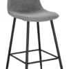 Sgabello Yes Everyday 0734245 NEW IRELIA Nero e Grigio scuro