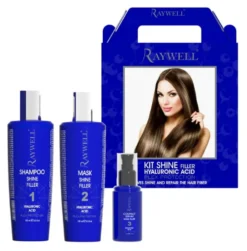 Shampoo capelli Envie Raywell kit shine filler set maschera siero150 m