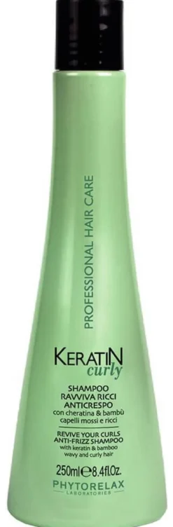Shampoo capelli Phytorelax Keratin Curly Ravvivaricci Anticrespo