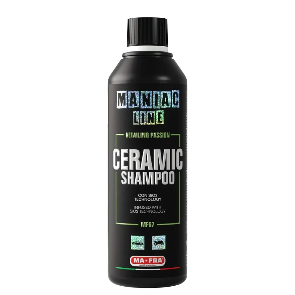 Shampoo per auto Ceramic 3 in 1 da 500 ml - Maniac Line