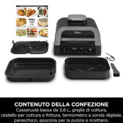 Sharkninja Griglia E Friggitrice Aria 1760W 3,8L 6Prog