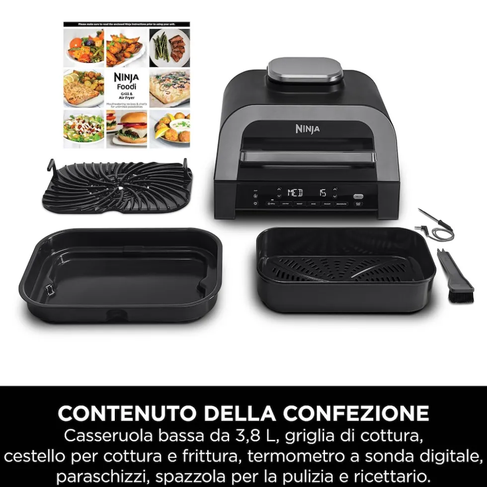 Sharkninja Griglia E Friggitrice Aria 1760W 3,8L 6Prog