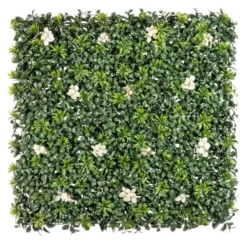 Siepe sintetica Yes Everyday 0790455 pannello con fiori bianchi Verde