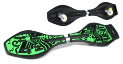 Skateboard Odg ODG166 Wave con luci led Assortito