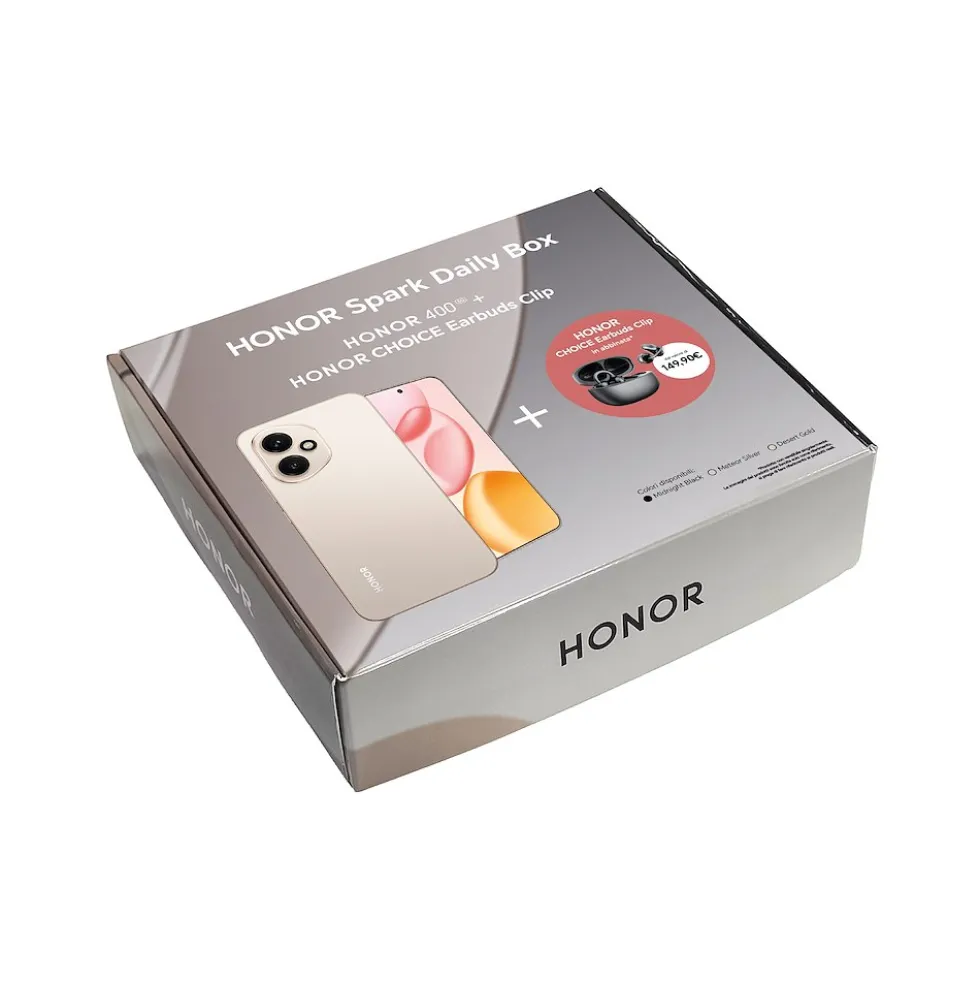 Smartphone Honor 400 5G 8/512GB con Clip Choice