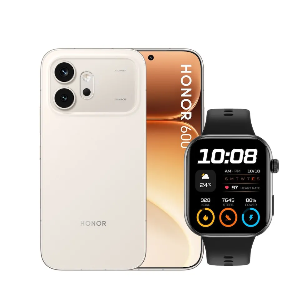 Smartphone Honor 600 5G 8/256GB Oro + Orologio Choice Watch 2i Nero