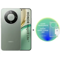 Smartphone Honor Magic 8 Lite 5G 512GB con caricatore e cover