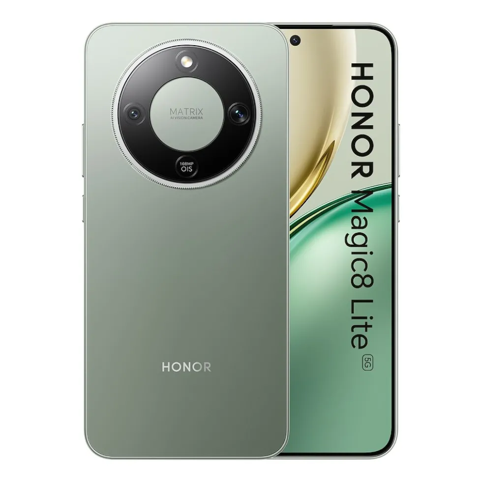 Smartphone Honor Magic 8 Lite 5G 8/256GB con 68,5 ore di autonomia