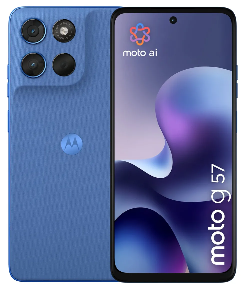 Smartphone Motorola PBAE0048IT MOTO G57 Pantone Regatta