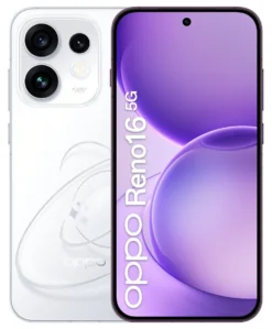 Smartphone Oppo 110010237512 RENO16 Pop white