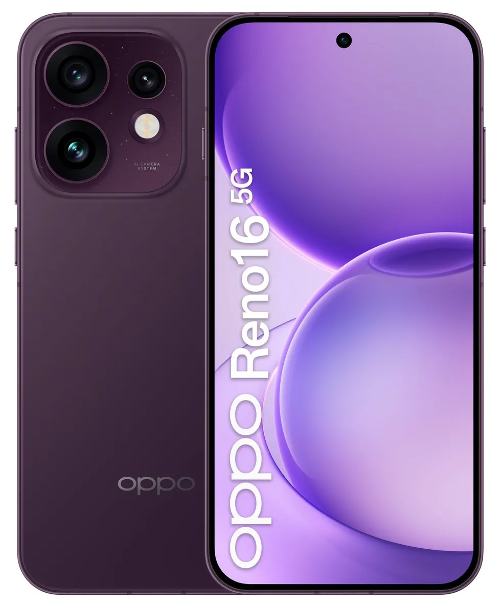 Smartphone Oppo 110010237513 RENO16 Purple black