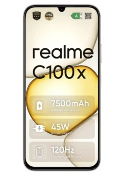 Smartphone Realme C100X 4G con 256GB di memoria