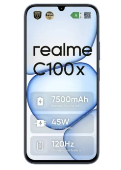 Smartphone Realme C100X 4G con schermo da 6,8 pollici