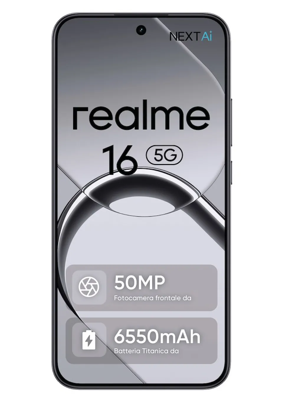 Smartphone Realme 16 5G Air Black (256GB 8GB)