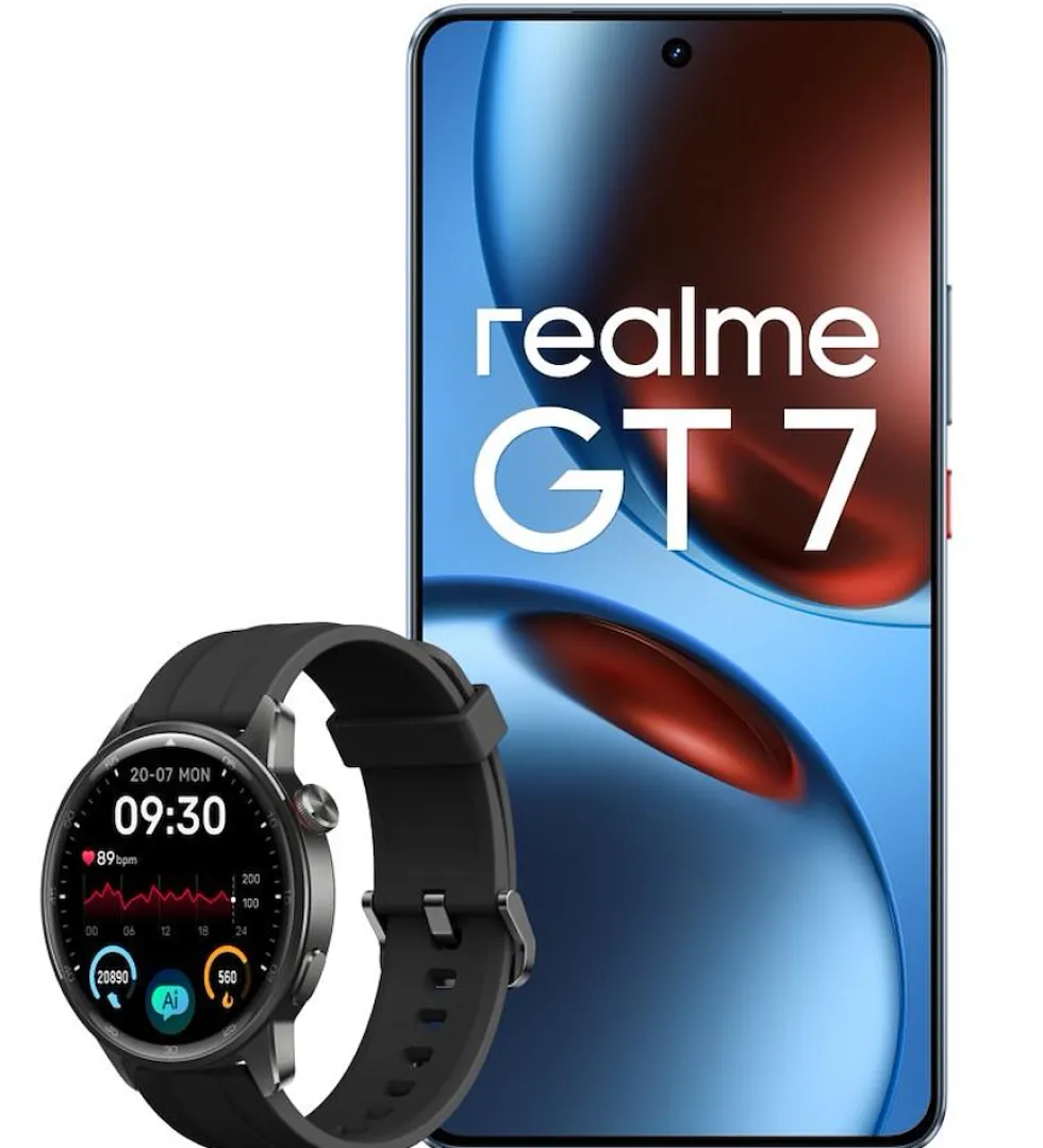 Smartphone Realme GT7 5G 512GB 12GB con Realme Watch S2