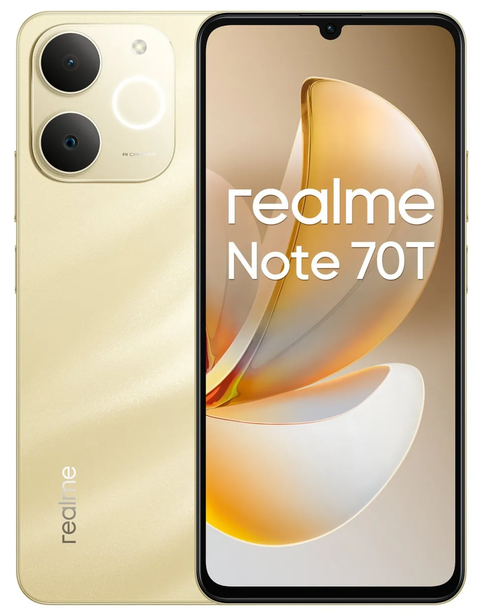 Smartphone Realme NOTE 70T Beach gold