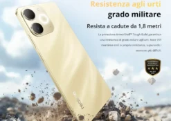 Smartphone Realme Note 70T 4G con 128GB memoria e display 6,74