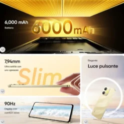 Smartphone Realme Note 70T 4G con 128GB e Bluetooth 5.2