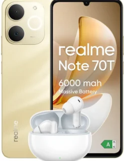 Smartphone Realme Note 70T 4G 4/256GB con auricolari inclusi
