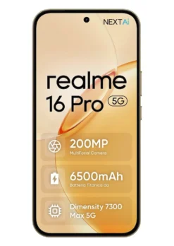 Smartphone Realme 16 Pro 5G 256GB 8GB Master Gold