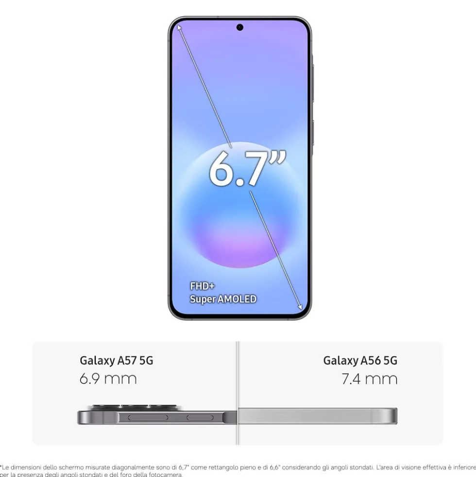 Smartphone Samsung Galaxy A57 5G 8/256GB