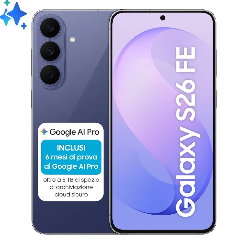 Smartphone Samsung Galaxy S26 FE 5G 8/256GB Blu