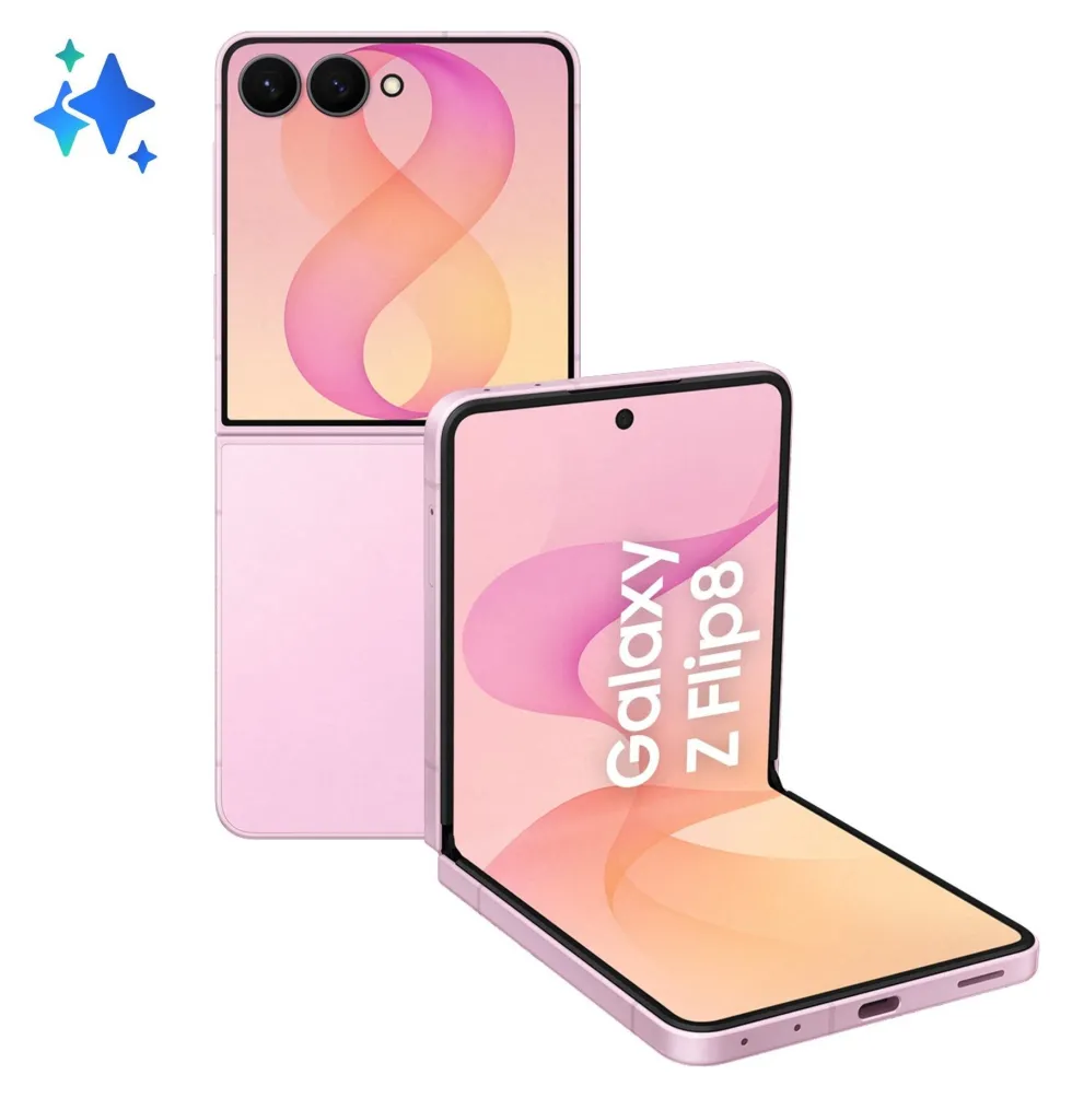 Smartphone Samsung SM F776BLIHEUE GALAXY AI Z FLIP8 Pink