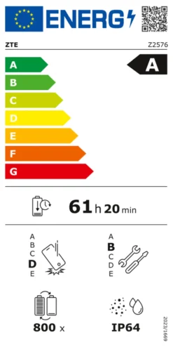 Smartphone Zte V80 PRO Feather black
