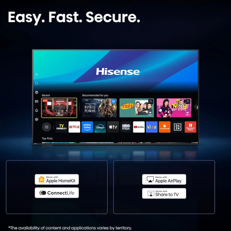 Smart TV Hisense 32A49S 32" HD Ready con VIDAA U9