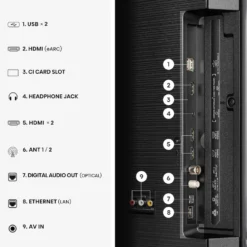 Smart TV Hisense 65A69S 65" 4K UHD con Dolby Vision e HDR10+