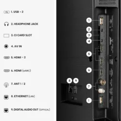 Smart TV Hisense 43A79S QLED 43