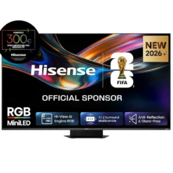 Smart TV Hisense 75UR9S RGB MiniLED 75" 4K HDR Dolby Vision