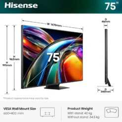 Smart TV Hisense 75UR9S RGB MiniLED 75