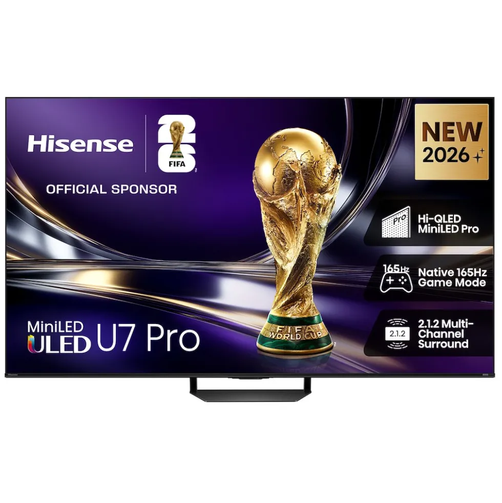 Smart TV Hisense 65U7S PRO Mini LED 4K 165Hz QLED