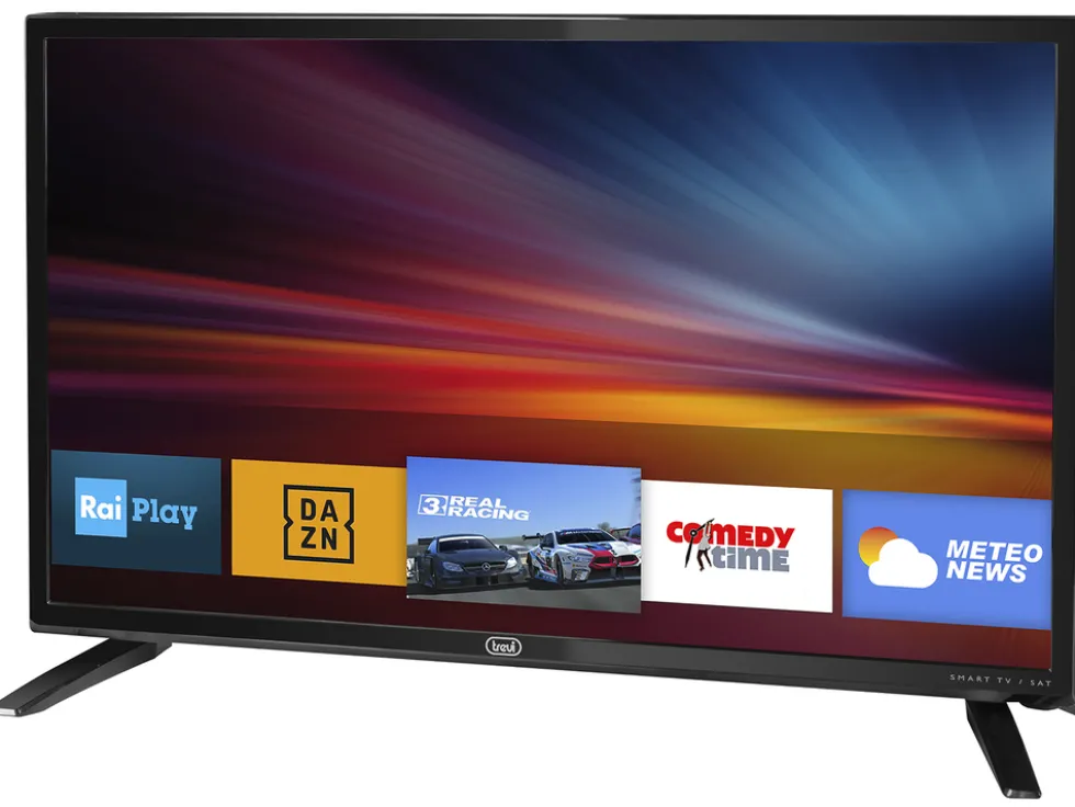 Smart TV LED 24" HD Android Trevi LTV2408SMART con alimentazione 12V