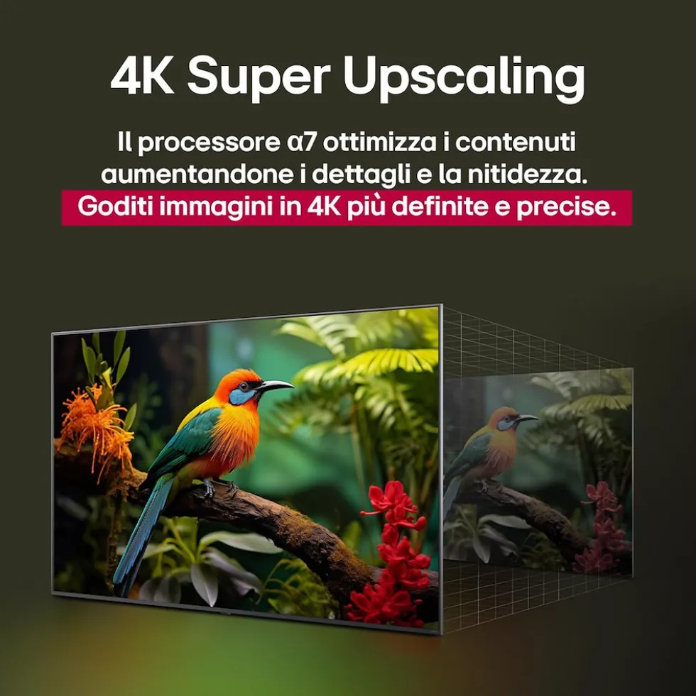Smart TV LED LG 65UA75006LA 65 pollici 4K AI Gen8