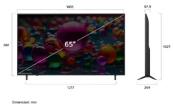 Smart TV LED LG 65UA74006LB 65 pollici 4K UHD AI