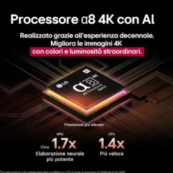 Smart TV LG Electronics 55QNED93A6A QNED MiniLED 4K con Intelligenza Artificiale