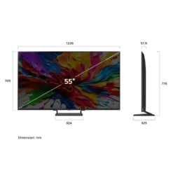 Smart TV LG Electronics 55QNED93A6A QNED MiniLED 4K con Intelligenza Artificiale