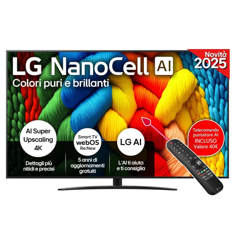 Smart TV LG 75NANO81A6A Nanocell 4K UHD