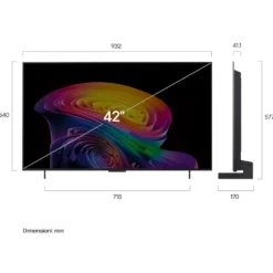 Smart TV LG OLED evo AI Serie C6 42" 4K